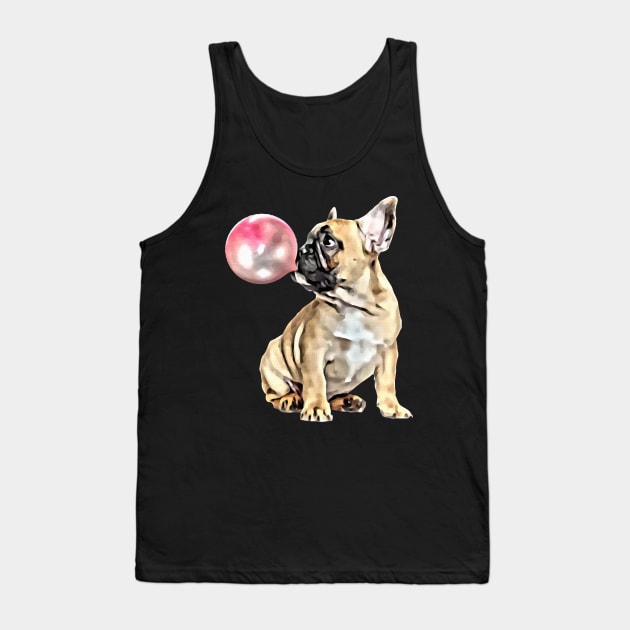 French bulldog bubble gum French Bulldog Tank Top TeePublic